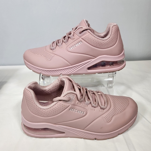 Skechers Uno 2 Women's Pink Sneakers - Picture 2 of 13